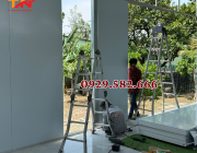 Thi Công Lắp Đặt Vách Ngăn Tấm Panel Trong Phòng Sạch Nhơn Trạch