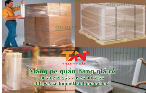 Màng Co Pe Quấn Pallet Bọc Đồ Gỗ Chống Xước Tại KCN Biên Hòa