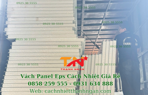 Vách Ngăn Cách Nhiệt EPS Tại KCN AMATA Biên Hòa