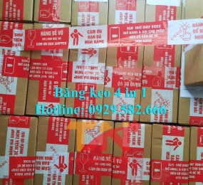 Băng Keo In Logo, In Chữ, In Thương Hiệu