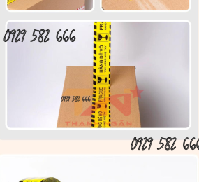 BĂNG KEO HÀNG DỄ VỠ - FRAGILE HAND WITH CARE 48 - 55mm