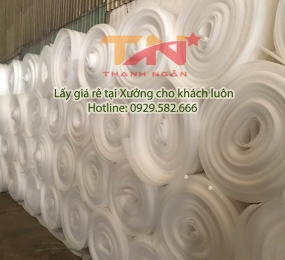 Sản xuất mút xốp Foam 1mm cho ngành gỗ xuất khẩu tại KCN Hố Nai