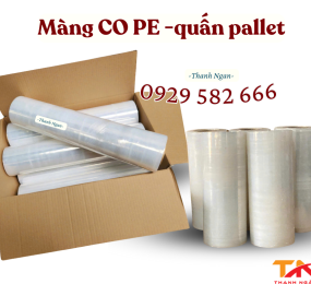 Màng PE Quấn Pallet 5kg Lõi 500g