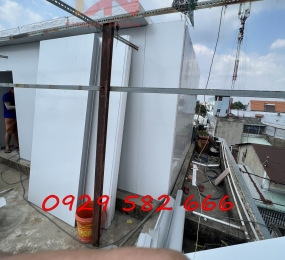 Thi Công Tấm Vách Panel Dày 5cm Cho Xưởng