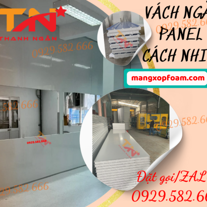 SẢN XUẤT TẤM PANEL CÁCH NHIỆT CHÍNH HÃNG MỚI - TẠI BÌNH DƯƠNG 