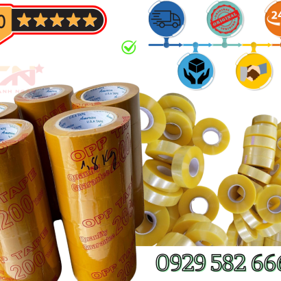 Băng Keo Màu In Chữ Theo Yêu Cầu Tại Bình Dương