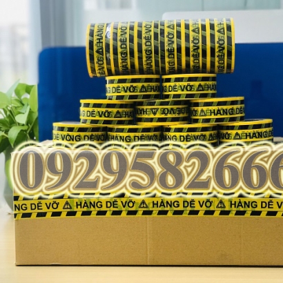 Băng keo hàng dễ vỡ - Siêu dày - Lõi siêu mỏng