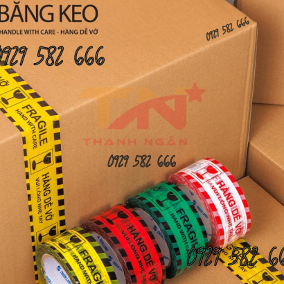 Băng Keo In Logo, In Chữ, In Thương Hiệu 