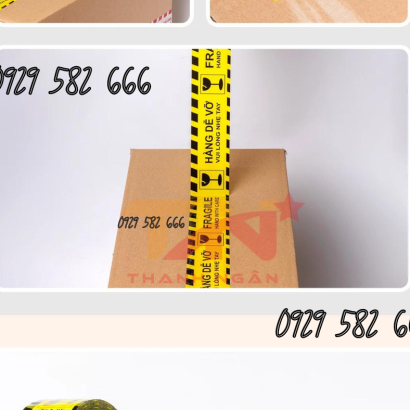 BĂNG KEO HÀNG DỄ VỠ - FRAGILE HAND WITH CARE 48 - 55mm