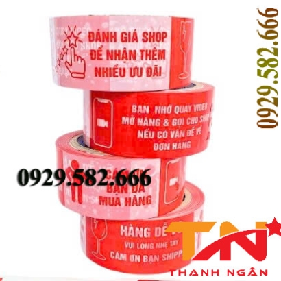 COMBO CUỘN BĂNG KEO DÍNH MÀU ĐỎ 4 IN 1 