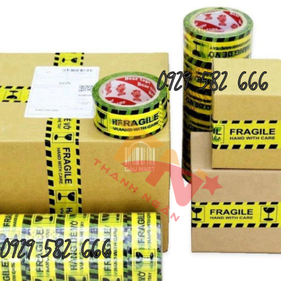 Băng keo hàng dễ vỡ - Siêu dày - Lõi siêu mỏng