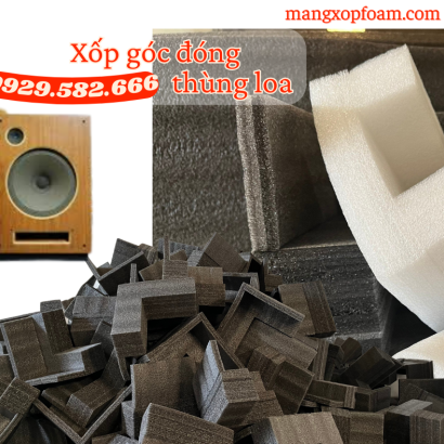 Góc Xốp Đen Đóng Thùng Loa Tại Thủ Đức