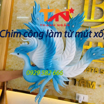 Xốp Dẻo Dày 10cm Điêu Khắc Rồng Phượng 