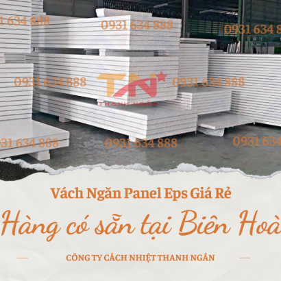 Tấm Vách Ngăn Panel Cách Nhiệt EPS Giá Sỉ Tại Nhà Máy Sản Xuất Biên Hòa