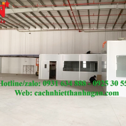 Thi Công Vách Panel Nhà Xưởng Ở KCN Changshin Đồng Nai