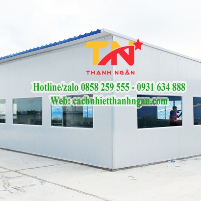 Thi Công Vách Panel Nhà Xưởng Ở KCN Changshin Đồng Nai