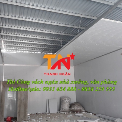 Thi Công Vách Panel Nhà Xưởng Ở KCN Changshin Đồng Nai