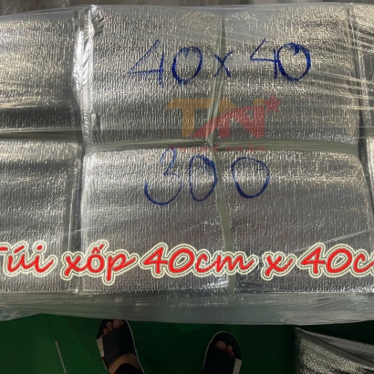 Túi xốp bạc giữ nhiệt tại Đồng Nai cho công ty sản xuất hàng đông lạnh