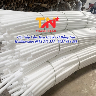 ỐNG XỐP PE FOAM CẮM HOA, CỐT HOA GIẢ