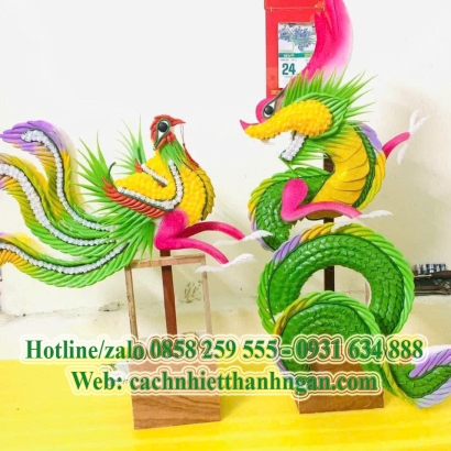 Xốp Dẻo Cắm Hoa, Cắt Cốt Rồng Phượng
