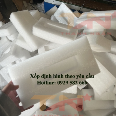 XỐP DẺO ĐỊNH HÌNH CHỐNG VA ĐẬP BẢO VỆ CHAI NƯỚC THUỶ TINH
