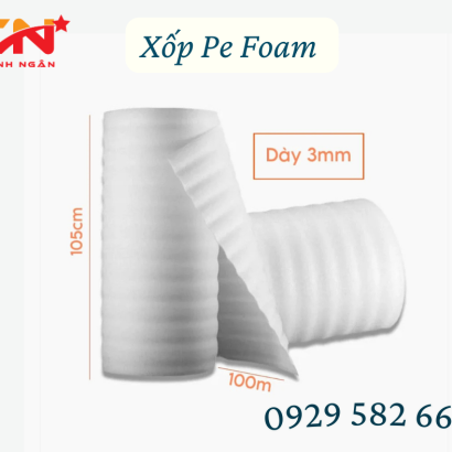 Màng Xốp Pe Foam 3mm x 105cm x 100m tại Định Quán