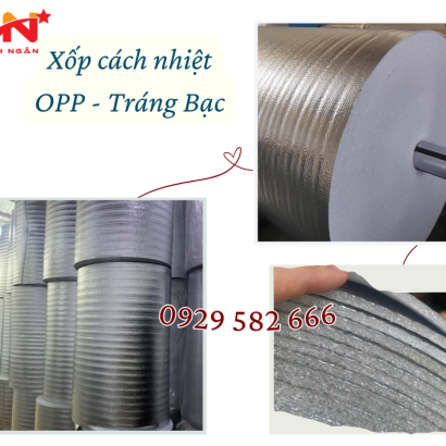 Xốp Cách Nhiệt 1 Mặt Bạc OPP 30mm tại Bình Dương