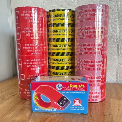 Băng keo trong 48mm x 100yards ( 90m ) Tại Bình Thuận 