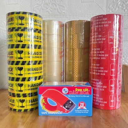 Băng keo trong 48mm x 100yards ( 90m ) Tại Bình Thuận 